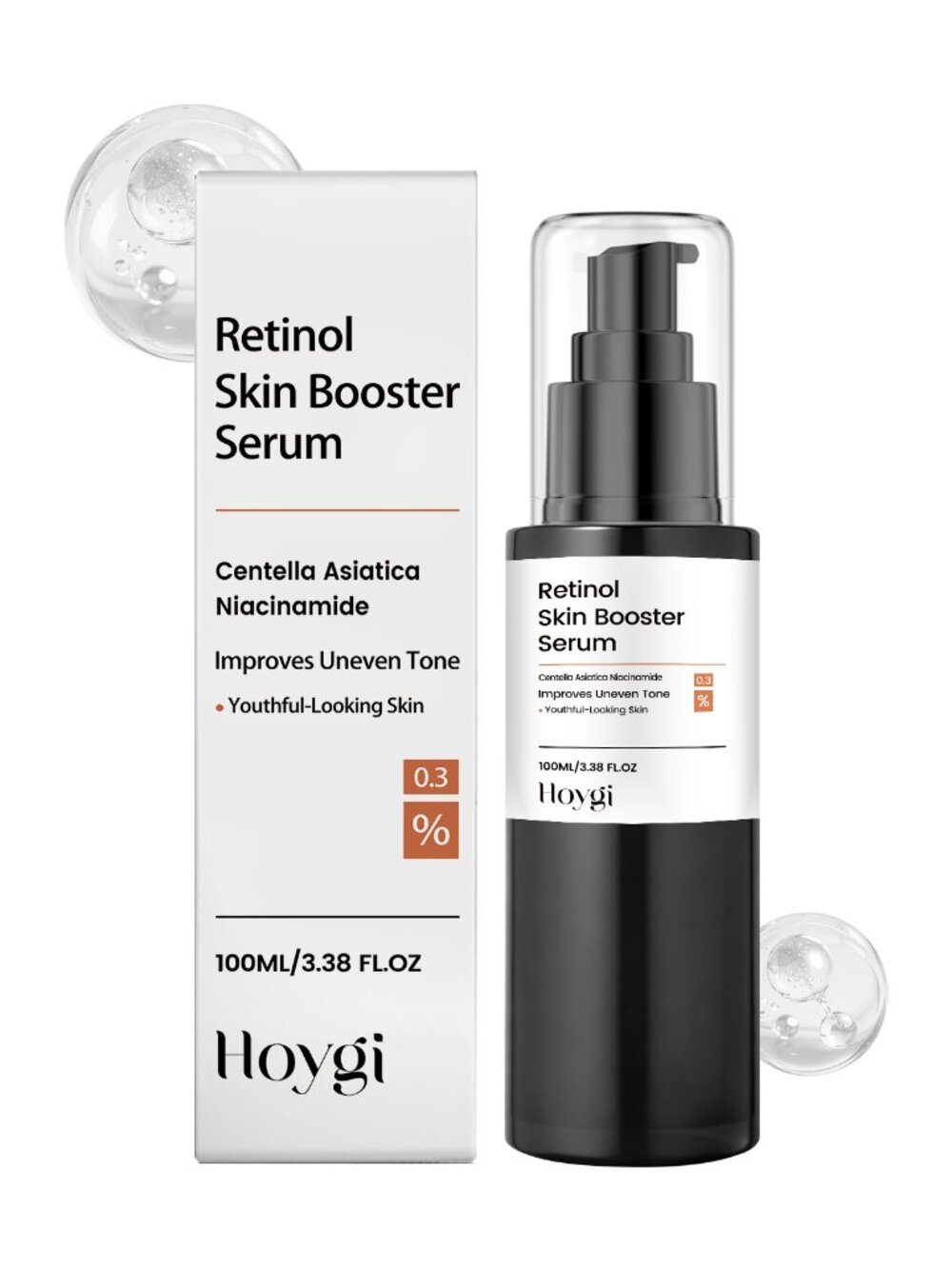 Hoygi Retinol Facial Serum 100ml – Hydrating & Smoothing